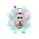 abstract adhd tattoo design idea