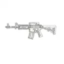 a gun tattoo design idea