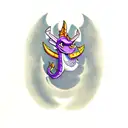 spyro tattoo design idea