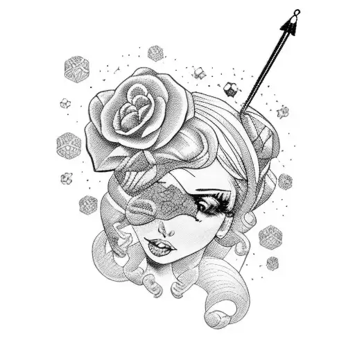 pinup nurse joy tattoo design idea