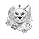 pinup nurse joy tattoo design idea