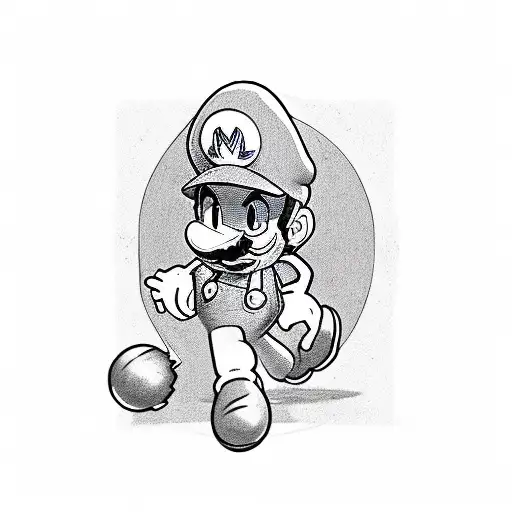 Arm Sleeve, Retro Gaming, Super Mario, Nes, Luigi, Peach, Sonic, Pacman, Controller, Playstation, Mushroom, Level Up tattoo design idea