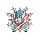 contemporary dance tattoo design idea