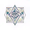 metatron's cube tattoo design idea