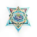 metatron's cube tattoo design idea