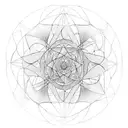 metatron's cube tattoo design idea