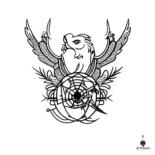 Un tatouage minimaliste de la carte as de cœur en montrant la solitude  tattoo design idea