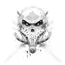 Apex Legends Caustic tattoo design idea