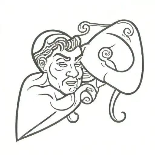 best friends Chris Tucker Jackie Chan Pisces Sagittarius tattoo design idea