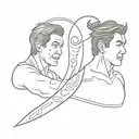 best friends Chris Tucker Jackie Chan Pisces Sagittarius tattoo design idea