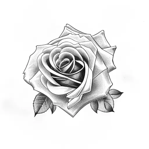 roses with praying hands and the name Ava  tattoo design idea