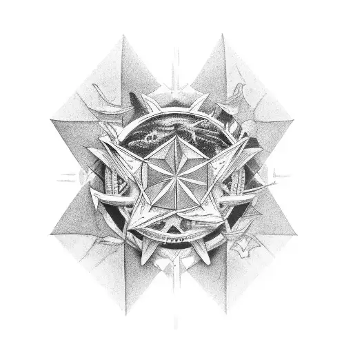 Northern Star tattoo design idea