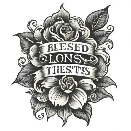 write these exact words on a bicep: But blessed is the one who trusts in the Lord, whose confidence is in him. tattoo design idea