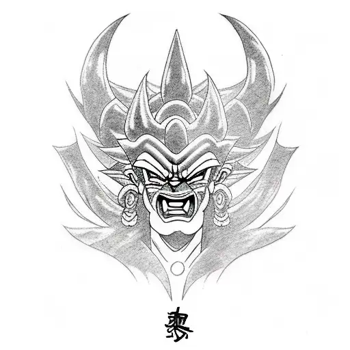 broly tattoo design idea
