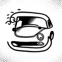 vehicle tattoo design idea