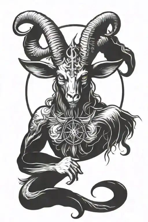 Baphomet tattoo design idea