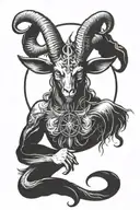 Baphomet tattoo design idea