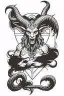 Baphomet tattoo design idea