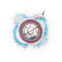 atom bomb tattoo design idea