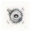 atom bomb tattoo design idea