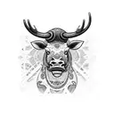 tauros tattoo design idea