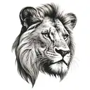 Lion King tattoo design idea