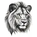 Lion King tattoo design idea