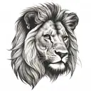 Lion King tattoo design idea