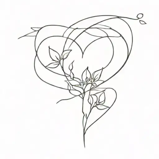mental health and self love tattoo design idea
