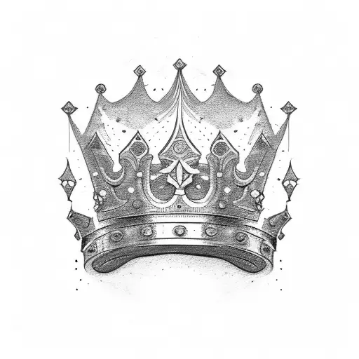crown prince tattoo design idea