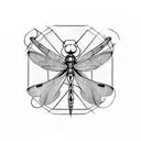 Dragonfly tattoo design idea