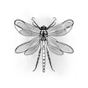 Dragonfly tattoo design idea