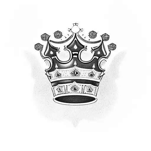 King's Crown tattoo design idea