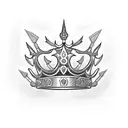 King's Crown tattoo design idea