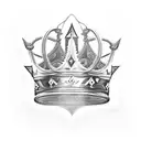 King's Crown tattoo design idea