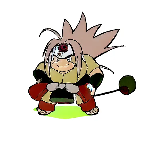 Jiraiya with Toads  tattoo design idea