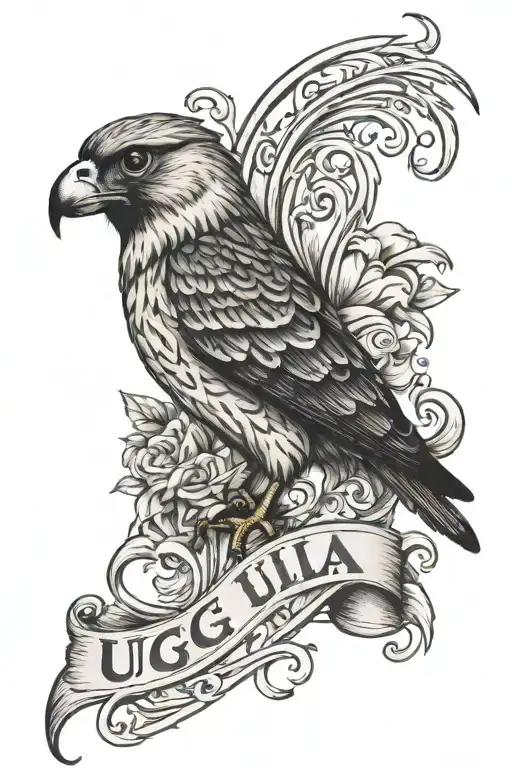 last name "UGGLA" tattooed arm sleeve tattoo inspired tattoo design idea