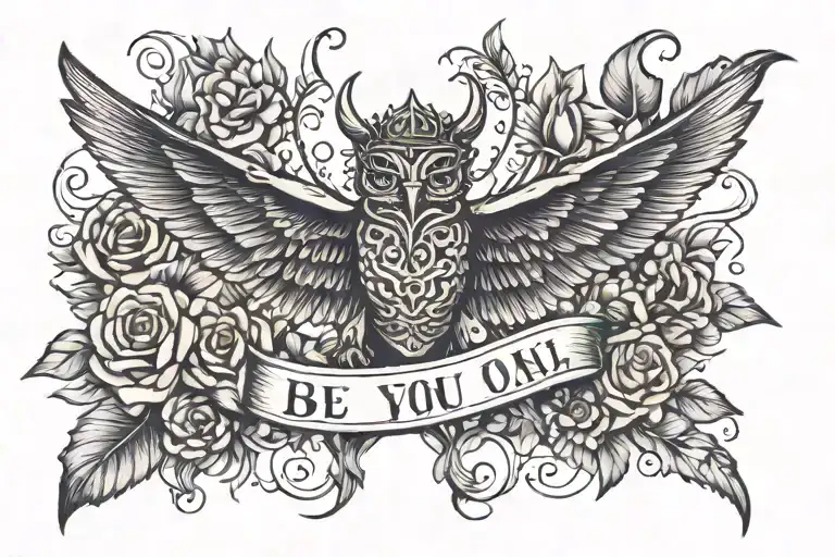 Be you, be loyal, don't lie. tattoo design idea