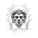 parthenon tattoo design idea