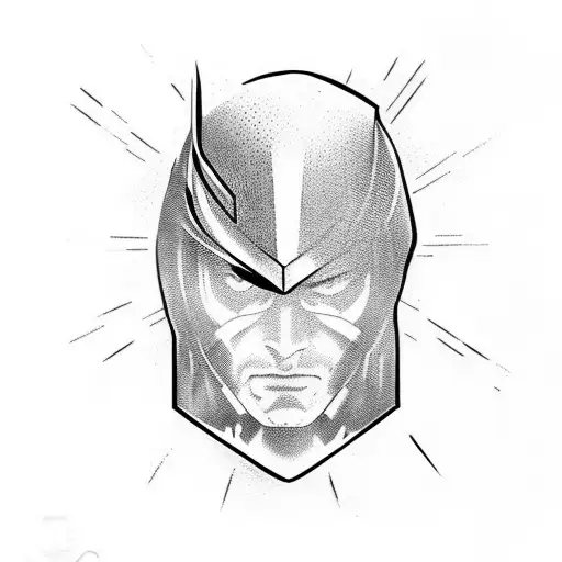 Bucky Barnes metal arm tattoo design idea