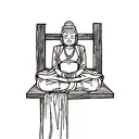 Buddha tattoo design idea