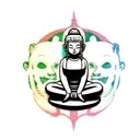 Buddha tattoo design idea