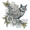 Ella's property tattoo design idea