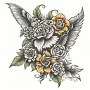 Ella's property tattoo design idea