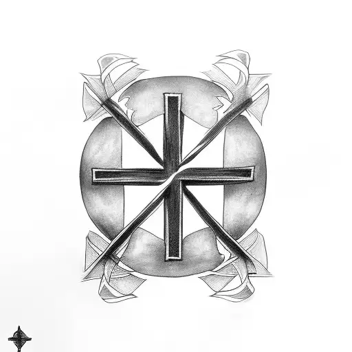 3 crosses tattoo design idea