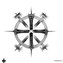 3 crosses tattoo design idea