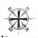 3 crosses tattoo design idea