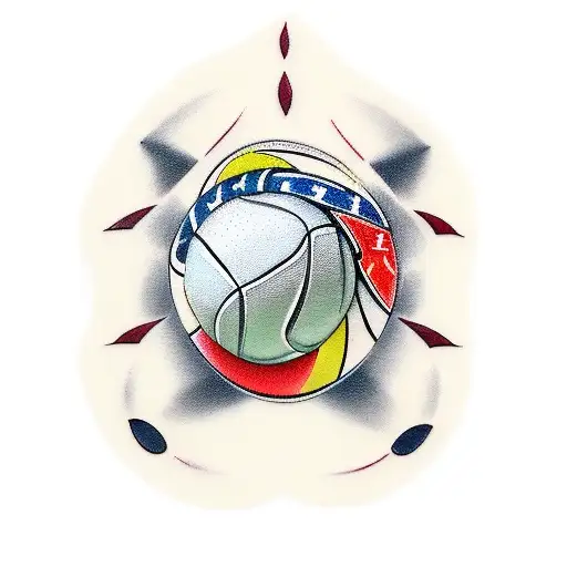 mixture of sports( tennis, football, gym, cricket, boxing) tattoo design idea