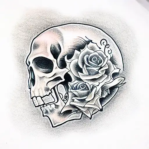 death, memento Mori tattoo design idea