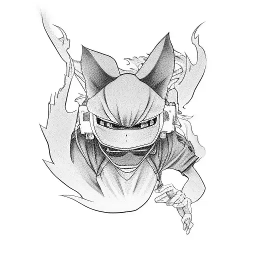 inspired by initial d anime tattoo design idea